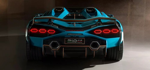 Lamborghini Sian Blue Colour 